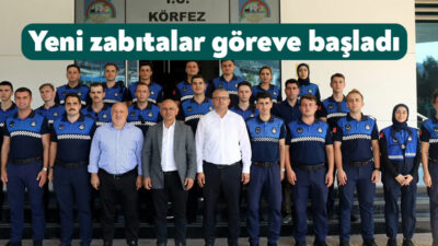 Körfez Belediyesi bünyesinde göreve başlayan yeni zabıta memurları, düzenlenen toplantıyla