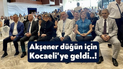 Kocaeli'nin tanınmış isimlerinden Ahsen Okyar kızı Zeynep Gökçen'i evlendirdi. Davetliler
