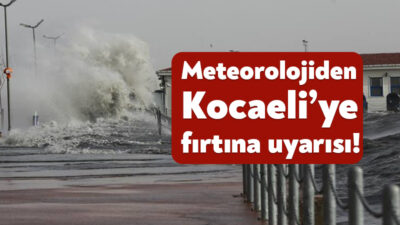 Meteoroloji Genel Müdürlüğü, bölgede devam eden fırtınaya karşı uyarıda bulundu.