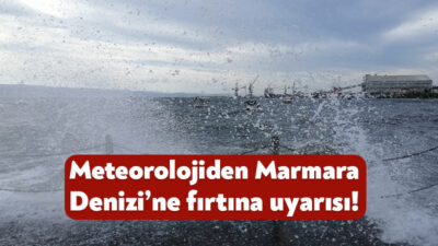 Meteoroloji Genel Müdürlüğü’nün yaptığı değerlendirmeye göre, Marmara’da kuvvetli rüzgar bekleniyor.