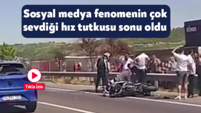 Kocaeli'de yarış motosikletiyle kamyona çarparak hayatını kaybeden sosyal medya fenomeni