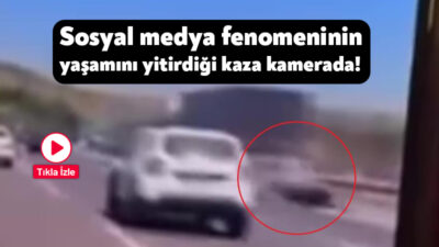 Kocaeli'de motosikletiyle kamyona çarparak hayatını kaybeden sosyal medya fenomeni Deniz