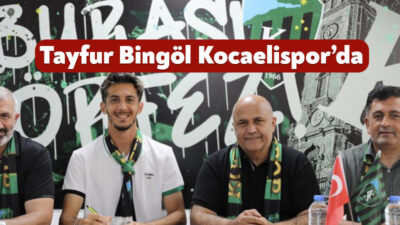Kocaelispor’da, Beşiktaş'tan orta saha oyuncusu Tayfur Bingöl ile 2+1