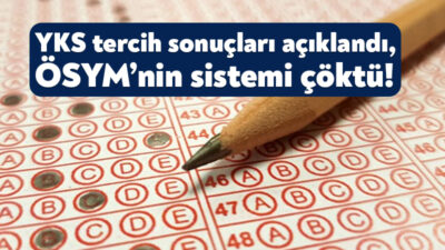 ÖSYM, YKS tercih sonuçlarını açıkladı. Tercih yapan adaylar sonuçları öğrenmek