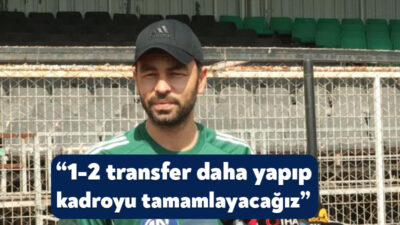 Trendyol Süper Lig’de Gaziantep FK maçının hazırlıklarını sürdüren Kocaelispor’da Teknik