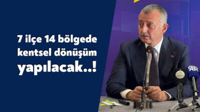 Kocaeli Büyükşehir Belediye Başkanı Tahir Büyükakın, bugün kentsel dönüşüme dair