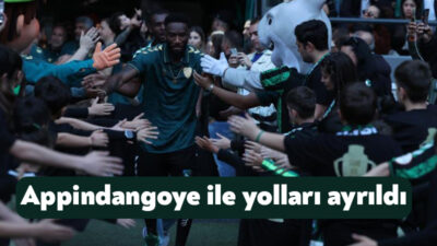 Kocaelispor'da kadro planlaması kapsamında Aaron Appindangoye ile yolları karşılıklı anlaşarak