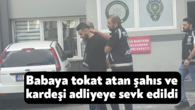 Kocaeli'nin Gebze ilçesinde bir babaya, çocuklarının gözü önünde tokat atan
