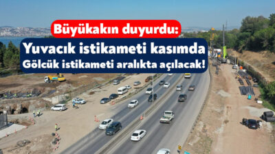Kocaeli Büyükşehir Belediye Başkanı Doç.Dr.Tahir Büyükakın, Başiskele Kavşağı Koridor Projesi’nde