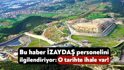Kocaeli Büyükşehir Belediyesi’nin iştirak şirketleri arasında yer alan İZAYDAŞ, personellerin
