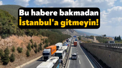 Kocaeli D-100 kara yolunda devrilen tırda sıkışan sürücü, itfaiye ekipleri