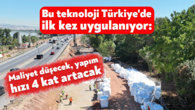 Kocaeli Büyükşehir Belediyesi’nin “Başiskele Kavşağı Projesi” geofoam teknolojisi ile ilerliyor.