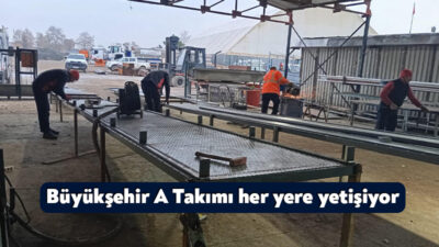 Kocaeli Büyükşehir Belediyesi’nin acil durum ekibi “A Takımı”, kentin dört