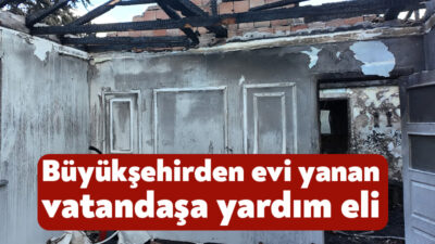 Kocaeli Büyükşehir Belediyesi, geçtiğimiz günlerde Kuruçeşme’de çıkan orman yangınında evi