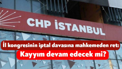 Ankara 3. Asliye Mahkemesi, Cumhuriyet Halk Partisi İstanbul İl Kongresi’nin