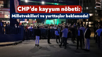 Gürsel Tekin'in yarın CHP il binası önüne gelmesi ihtimaline karşı