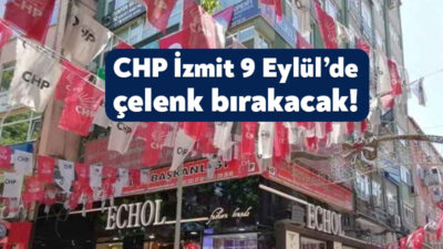 Cumhuriyet Halk Partisi’nin 102.kuruluş yıl dönümü kapsamında CHP İzmit İlçe