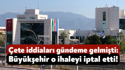 Bağımsız Kocaeli’nin ortaya çıkardığı, büyükşehir ihalesindeki çete iddiaları sonrasında ihale