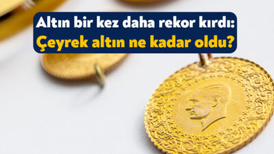10 Eylül 2025 Çarşamba günü itibariyle altın yeni bir rekor