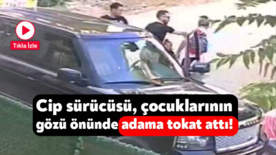Kocaeli'nin Gebze ilçesinde iki çocuğunu okula götüren babaya, süratli gittiği