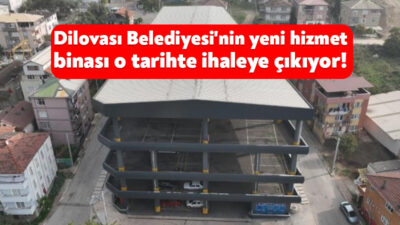 Dilovası'nda mevcut katlı otopark binasının tadilattan geçirilerek modern bir belediye