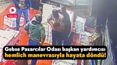 Kocaeli'nin Karamürsel ilçesinde bir balık halinde, yediği hünnap meyvesi soluk