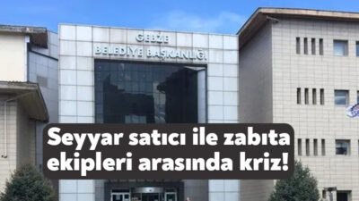 Gebze Belediyesi’ne bağlı zabıta ekipleri, seyyar satıcının ürünlerine el koydu.