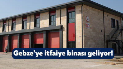 Kocaeli Büyükşehir Belediyesi, Gebze’ye 1.892 metrekarelik itfaiye müfreze binası inşa