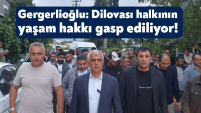 DEM Parti Kocaeli Milletvekili Ömer Faruk Gergerlioğlu, Dilovası Kayapınar Mahallesi