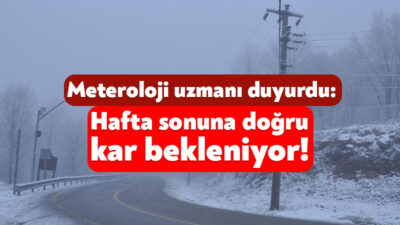 Meteoroloji uzmanı Prof. Dr. Orhan Şen, sosyal medya hesabından yaptığı