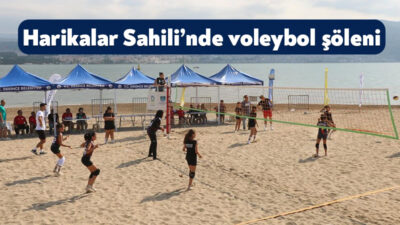 Derince Belediyesi’nin düzenlediği Plaj Voleybolu Turnuvası üç gün boyunca büyük