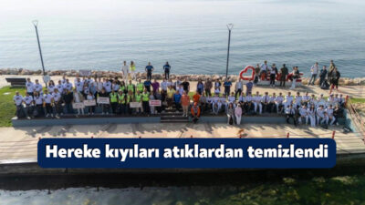 Deniz kirliliğine dikkat çekmek ve çevre bilincini artırmak amacıyla düzenlenen