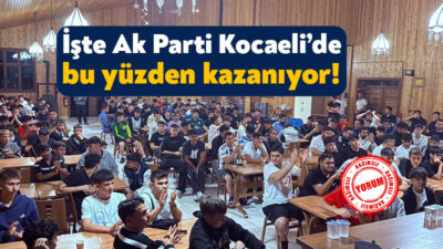 Ak Parti Kocaeli İl Gençlik Kolları’nın yeni seçmen toplamak amacıyla
