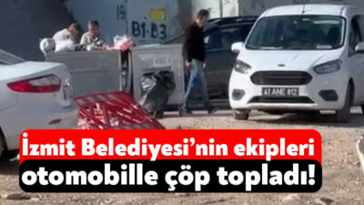 Çöp sorunu nedeniyle sık sık eleştirilen İzmit’te kameralara yeni bir