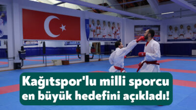 Kocaeli Büyükşehir Belediyesi Kağıtspor’un altyapısında yetişen milli karateci Ömer Abdurrahim