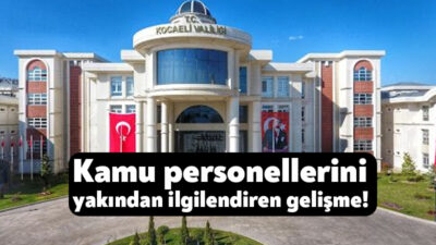 Kocaeli Valiliği, kamu kurum ve kuruluşlarında görev yapan personellerine uyguladığı