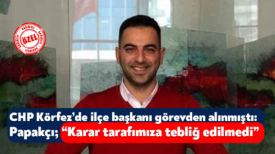 Cumhuriyet Halk Partisi’nde Körfez İlçe Başkanı Gülseren Solmaz Altunal MYK’nın