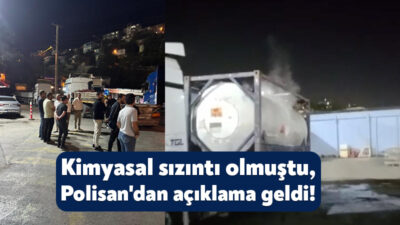 Polisan Holding, Kocaeli'nin Dilovası ilçesi Diliskelesi mevkiindeki liman sahasında dün