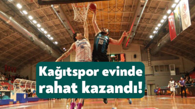 Türkiye Basketbol Ligi’nin 2. haftasında Kocaeli Büyükşehir Belediye Kağıtspor sahasında
