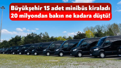 Kocaeli Büyükşehir Belediyesi, ağustos ayında engelli asansörlü minibüs kiralama işi
