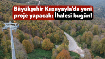 Kocaeli Büyükşehir Belediyesi, ünlü kayak merkezi Kartepe’de yer alan Kuzuyayla