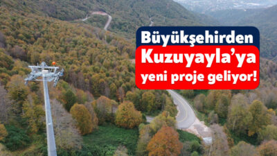 Kocaeli Büyükşehir Belediyesi, ünlü kayak merkezi Kartepe’de yer alan Kuzuyayla