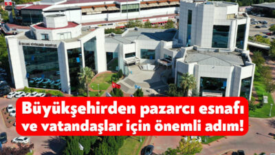 Kocaeli genelinde çalışmalarına devam eden büyükşehir belediyesi, pazarcı esnafı ve