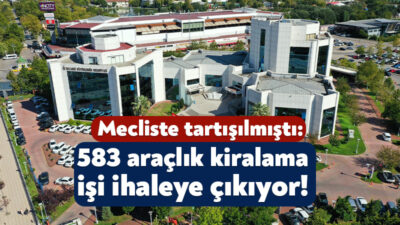 Kocaeli Büyükşehir Belediyesi’nin eylül ayındaki meclis toplantısında Büyükakın’a 583 araç