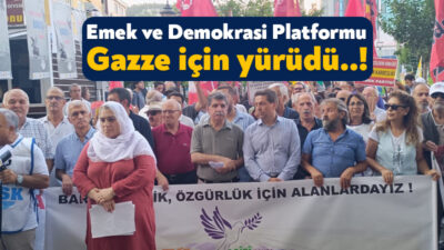 Kocaeli Emek ve Demokrasi Platformu 1 Eylül Dünya Barış Günü