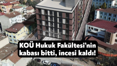 Körfez Belediyesi’nin Kocaeli Üniversitesi’ne inşa edeceği hukuk fakültesi için bir
