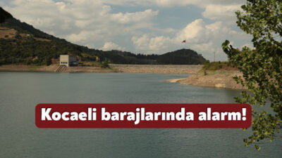 Kocaeli'nin içme suyu ihtiyacının önemli bir bölümünü karşılayan Yuvacık Barajı'nda