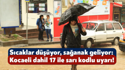 Meteoroloji Genel Müdürlüğü 29 Eylül 2025 tarihi için Kocaeli’nin de