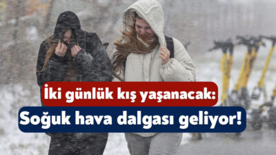 Türkiye, Balkanlardan gelen soğuk hava dalgasının etkisi altına giriyor. Yurt