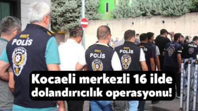 Kocaeli İl Emniyet Müdürlüğü ekipleri, internet sitesi üzerinden sahte ilanlarla